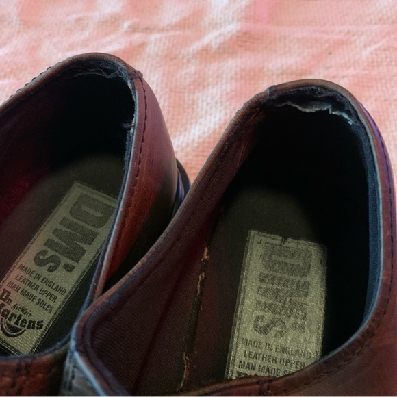 Vintage Dr Martens AirWair 8651 Brown Leather Oxford 90’s Chunky Y2k Indie sz 6 - Picture 15 of 15